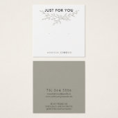 分岐スモダンタッドア自然リング表示カード (正面&裏面)