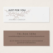 分岐スモダンタッドア自然リング表示カード (正面&裏面)