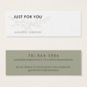 分岐スモダンタッドア自然リング表示カード (正面&裏面)