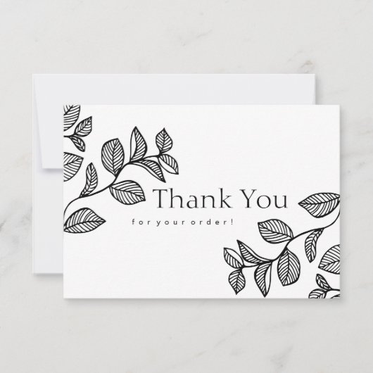 分岐デザインサンキューカード サンキューカード (正面)