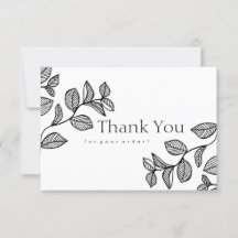 分岐デザインサンキューカード