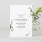 分岐ミニマル結婚式招待状 招待状 (スタンド正面)