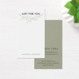 分岐モダンア自然リング表示カード