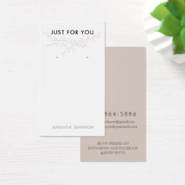 分岐モダンア自然リング表示カード