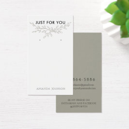 分岐モダンア自然リング表示カード