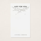 分岐モダンア自然リング表示カード (正面)