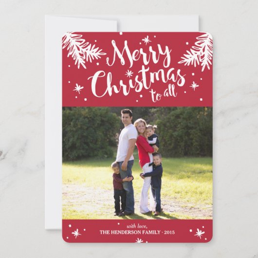 分岐モダン写真 シーズンカード (正面)