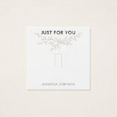 分岐モダン自然リングや輪表示カード (正面)