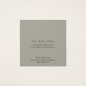 分岐モダン自然リングや輪表示カード (裏面)