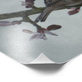 分岐上のスパロー フォトプリント            (角)