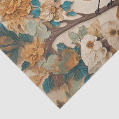 分岐切り離し上の巧妙に細工された鳥 薄葉紙 (詳細)