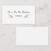 分岐素朴スクリプト名/護衛/座席表 プレイスカード (正面/裏面)