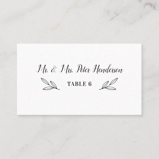 分岐素朴スクリプト名/護衛/座席表 プレイスカード (正面)