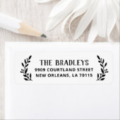 分岐素朴差出人住所ラベル ラベル (インサイチュ)