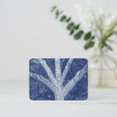 分岐 – シアノタイプ効果 名刺 (スタンド正面)