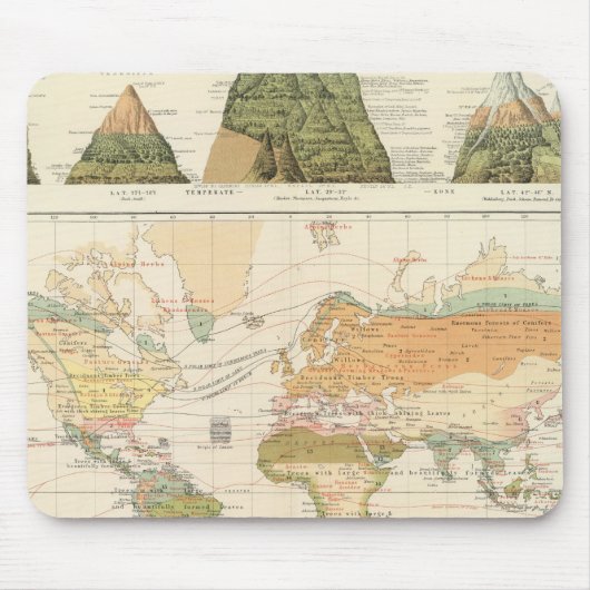 分布植生 マウスパッド (正面)