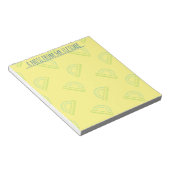 分度器パーソナライズされた算数パターン ノートパッド (アングル)