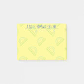 分度器パーソナライズされた算数パターン ポストイット (正面)