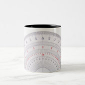 分度器 ツートーンマグカップ (中央)