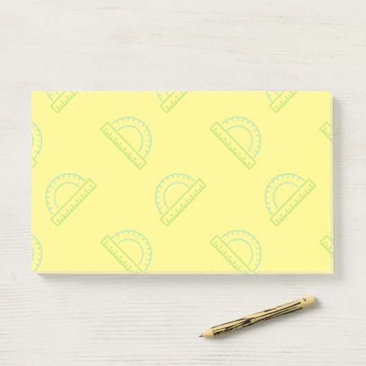 分度器Math Patternポストイット注記 ポストイット (デスク)