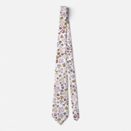 分散させたアジサイ ネクタイ