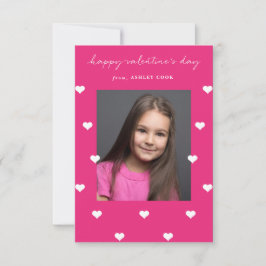 分散させたハートの教室のバレンタイン 招待状