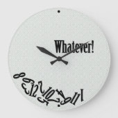 -分散させた数ものは何でも ラージ壁時計 (正面)