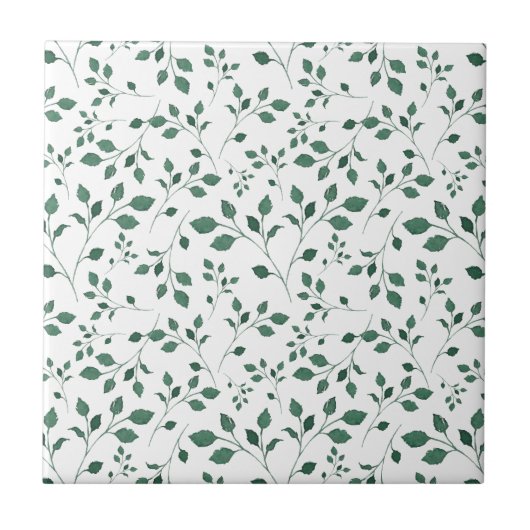 分散させた水彩画花の継ぎ目が無いパターン タイル (正面)