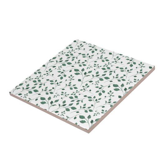 分散させた水彩画花の継ぎ目が無いパターン タイル (側面)