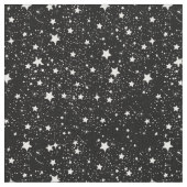 分散させた白黒星 ファブリック (クローズアップ)