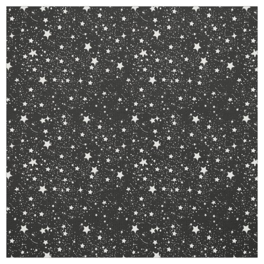 分散させた白黒星 ファブリック (見本)