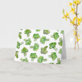 分散するブロッコリー- カード (黄色い花)