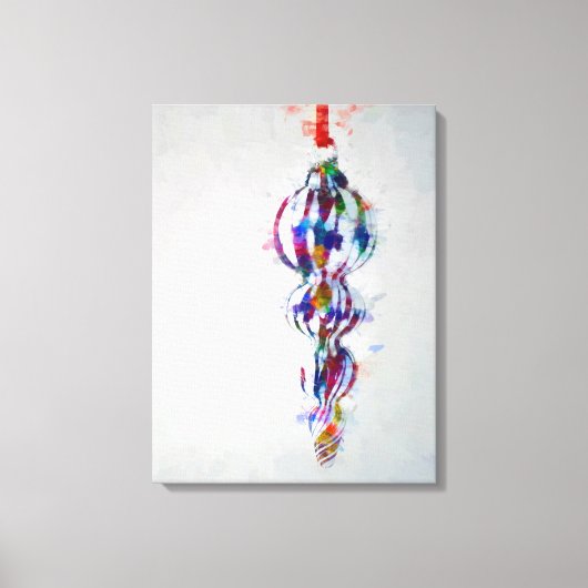 分散カラーオーナメントキャンバスアート キャンバスプリント (正面)