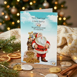 分散クリスマスグリーティングカード