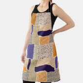 分散ジオメトリ線:抽象芸術アート エプロン (インサイチュ)
