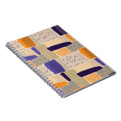 分散ジオメトリ線：抽象芸術アート ノートブック (右側)