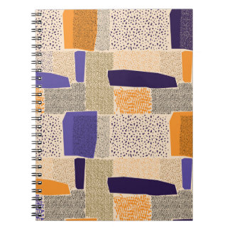 分散ジオメトリ線：抽象芸術アート ノートブック