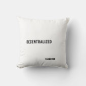 分散型思考 ミニマリスト クッション (正面)