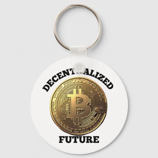 分散型未来 ビットコイン キーホルダー (正面)