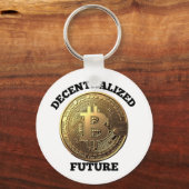 分散型未来 ビットコイン キーホルダー (正面)