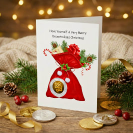 分散暗号通貨クリスマスカード