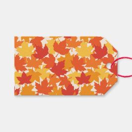 分散紅葉紅葉 ギフトタグ