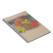 分散葉型スパイラルノートブック ノートブック (右側)