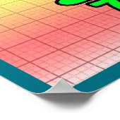 分数の乗算= MathPoster/いかり・チャート ポスター (角)