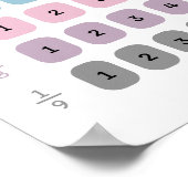 分数を学ぶ ポスター (角)