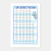 分数を追加できる – 青いポストイットノート ポストイット (正面)