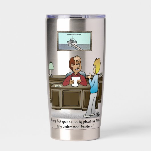 分数ステンレス鋼 保温保冷タンブラー (正面)