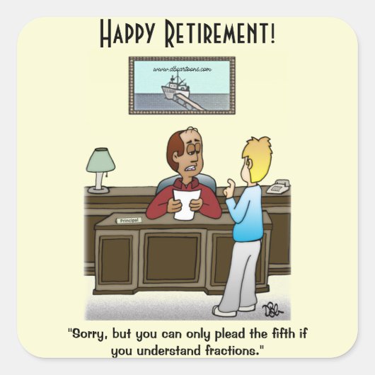 分数 スクエアシール (正面)