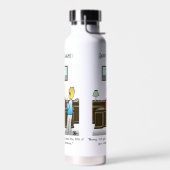 分数（白） ウォーターボトル (左面)