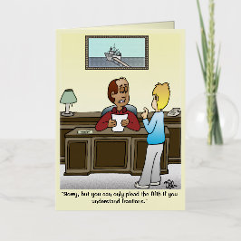 分数 箔グリーティングカード